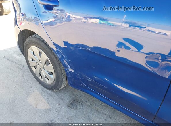 3KPA25AD4LE349414 2020 KIA RIO 5-DOOR Blue Front view
