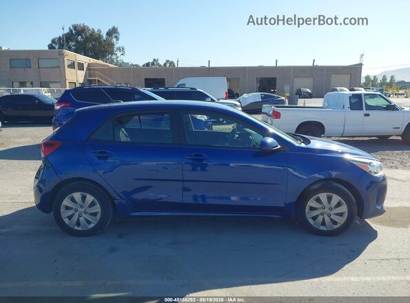 3KPA25AD4LE349414 2020 KIA RIO 5-DOOR Blue Instrument cluster view