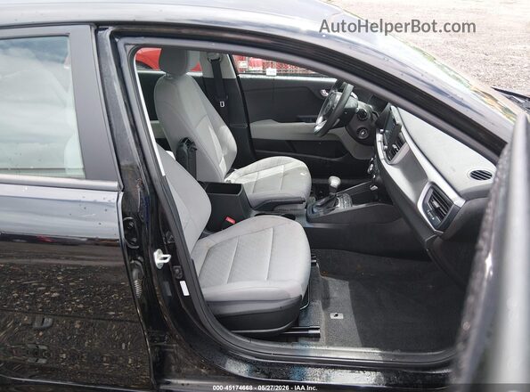 3KPA25AD9LE353149 2020 KIA RIO 5-DOOR Black წინა სალონის ხედი
