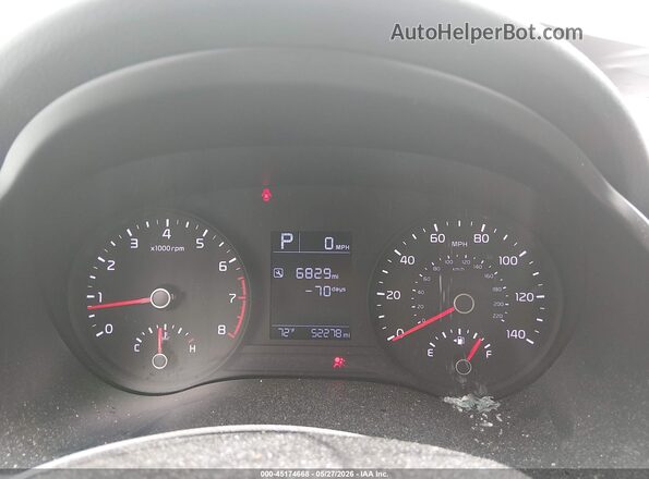 3KPA25AD9LE353149 2020 KIA RIO 5-DOOR Black უკანა სავარძლების ხედი