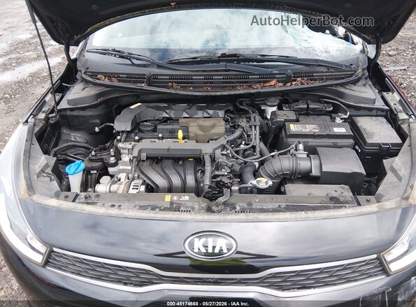 3KPA25AD9LE353149 2020 KIA RIO 5-DOOR Black უკანა ხედი