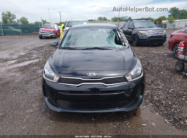 3KPA25AD9LE353149 2020 KIA RIO 5-DOOR Black უკანა სალონის ხედი