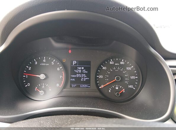 3KPA25ADXPE560574 2023 KIA RIO 5-DOOR White Widok tylnych siedzeń