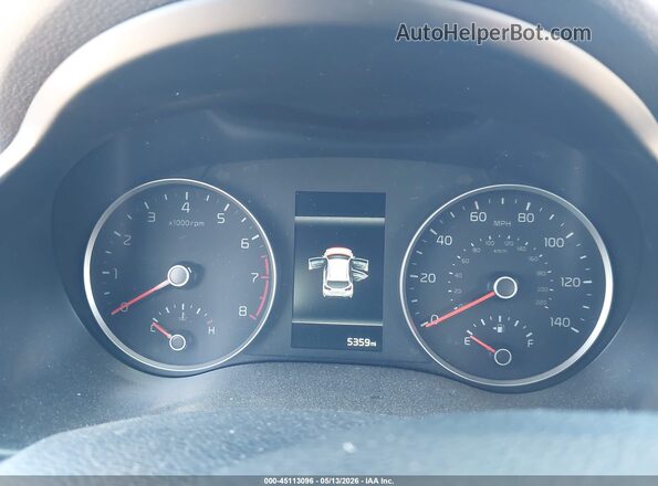 3KPA25ADXPE609384 2023 KIA RIO 5-DOOR Gray Հետևի նստատեղերի տեսք