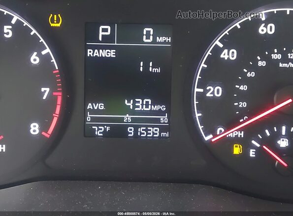 3KPC24A30KE071359 2019 HYUNDAI ACCENT Silver უკანა სავარძლების ხედი