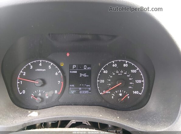 3KPC24A31KE062976 2019 HYUNDAI ACCENT Blue Вид задніх сидінь