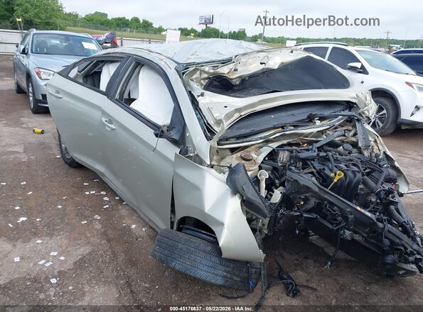 3KPC24A32JE016555 2018 HYUNDAI ACCENT Бежевый Вид спереди