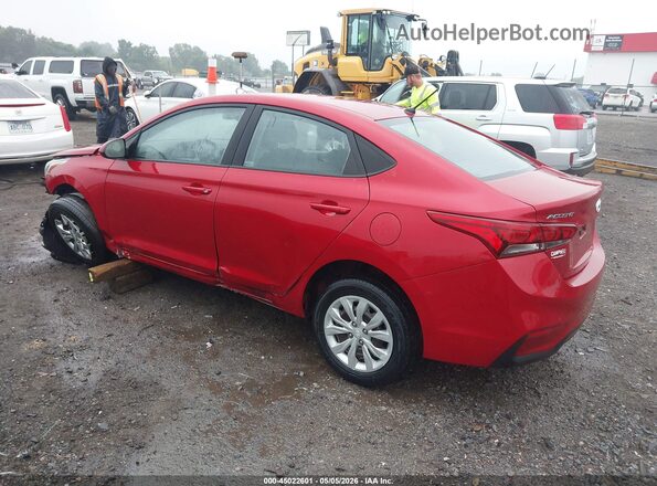 3KPC24A32KE076501 2019 HYUNDAI ACCENT Red Rear left