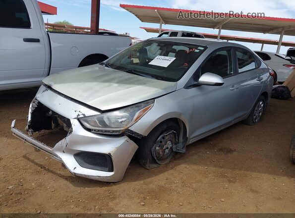 3KPC24A33KE088348 2019 HYUNDAI ACCENT Silver წინა ხედი