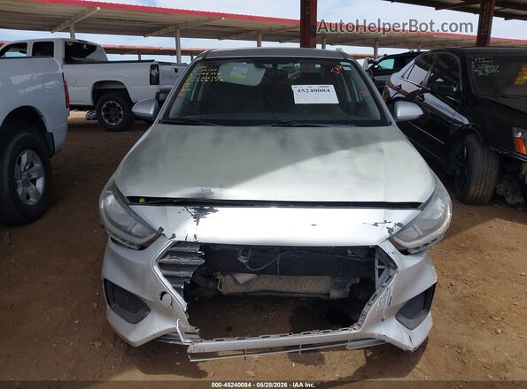 3KPC24A33KE088348 2019 HYUNDAI ACCENT Silver ხელსაწყოთა პანელის ხედი
