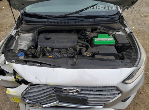 3KPC24A35JE017716 2018 HYUNDAI ACCENT Silver 