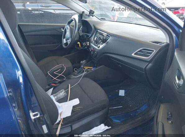3KPC24A35KE064178 2019 HYUNDAI ACCENT Синий Вид салона спереди