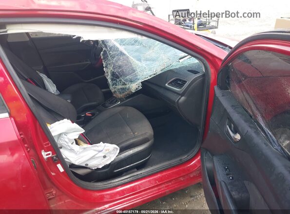 3KPC24A36KE042805 2019 HYUNDAI ACCENT Red Widok wnętrza z przodu
