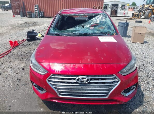 3KPC24A36KE042805 2019 HYUNDAI ACCENT Red Widok zestawu wskaźników