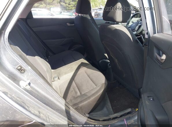 3KPC24A37KE045809 2019 HYUNDAI ACCENT Gray VIN კოდის სტიკერის ხედი
