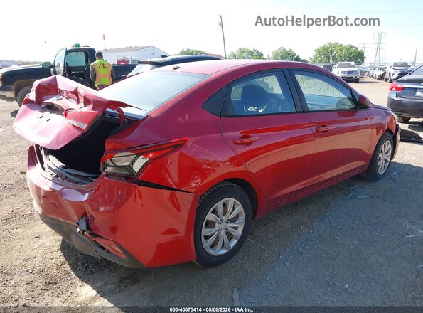 3KPC24A39KE065110 2019 HYUNDAI ACCENT Red Задня права чверть