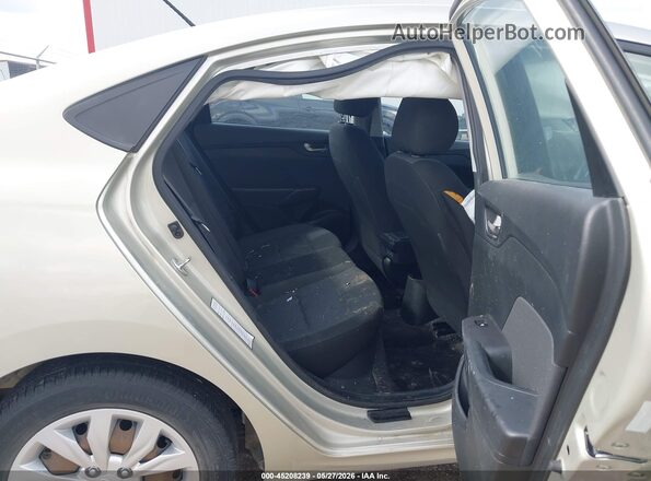 3KPC24A3XJE008638 2018 HYUNDAI ACCENT Gold VIN sticker view