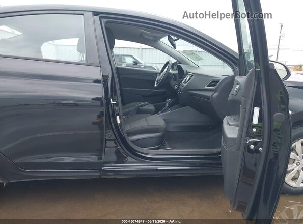 3KPC24A60LE114772 2020 HYUNDAI ACCENT Black წინა სალონის ხედი
