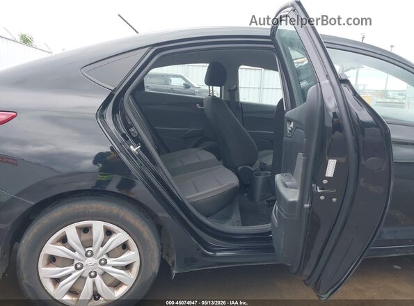 3KPC24A60LE114772 2020 HYUNDAI ACCENT Black VIN კოდის სტიკერის ხედი