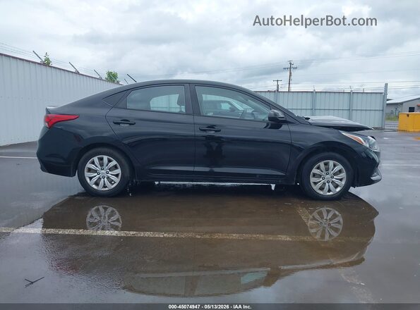3KPC24A60LE114772 2020 HYUNDAI ACCENT Black უკანა სალონის ხედი