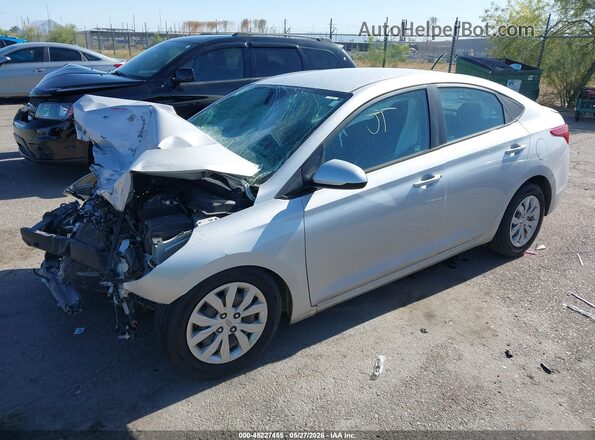 3KPC24A60ME130584 2021 HYUNDAI ACCENT Silver Przód lewy