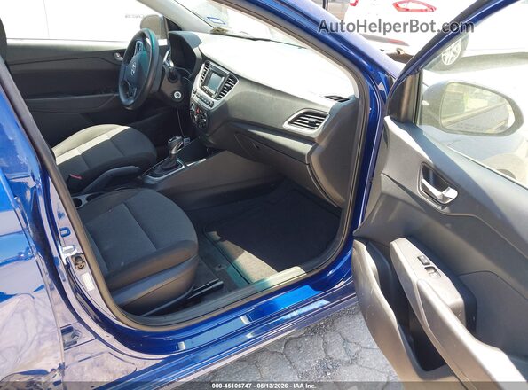3KPC24A60ME147465 2021 HYUNDAI ACCENT Blue Вид салону спереду