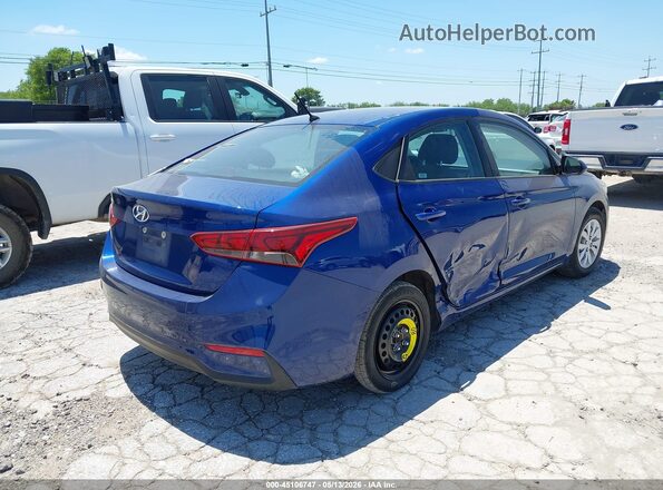 3KPC24A60ME147465 2021 HYUNDAI ACCENT Blue Задня права чверть