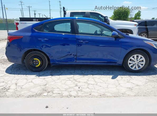 3KPC24A60ME147465 2021 HYUNDAI ACCENT Blue Вид задньої частини салону