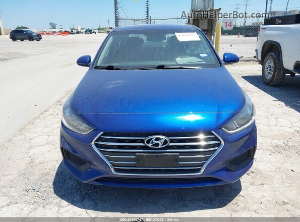 3KPC24A60ME147465 2021 HYUNDAI ACCENT Blue Вид щитка приладів