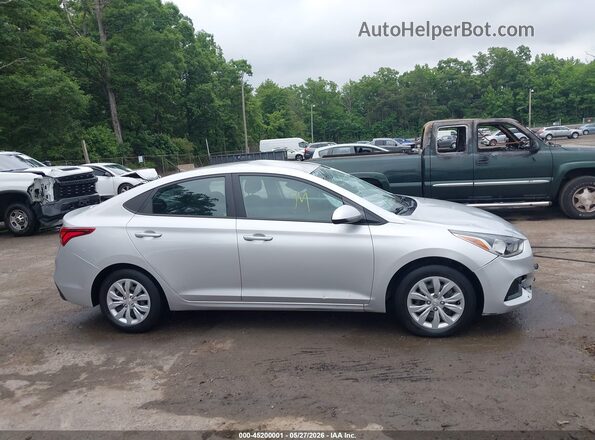 3KPC24A60NE160914 2022 HYUNDAI ACCENT Silver Rear interior view