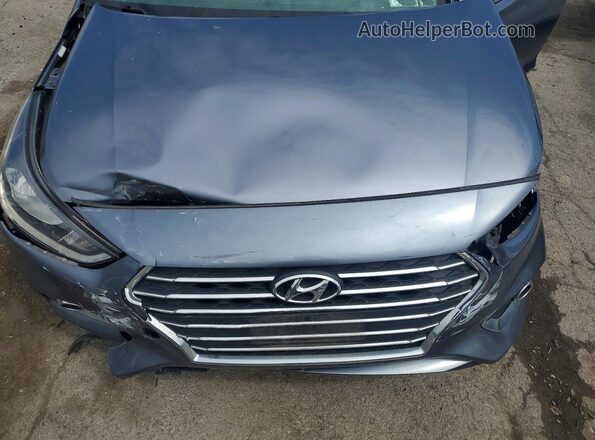 3KPC24A61LE100573 2020 HYUNDAI ACCENT Серый Вид задней части салона