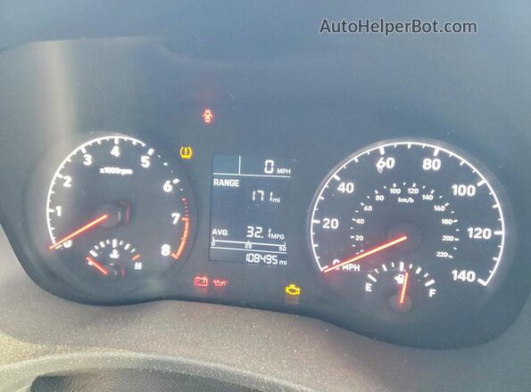 3KPC24A61LE104641 2020 HYUNDAI ACCENT Red Instrument cluster view