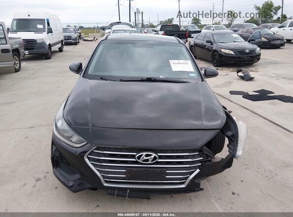 3KPC24A61ME139102 2021 HYUNDAI ACCENT Black Widok zestawu wskaźników