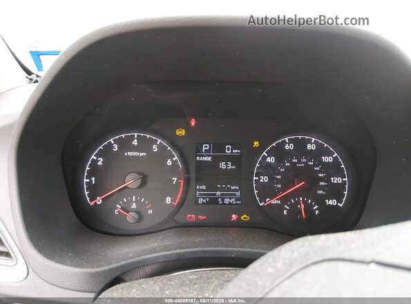 3KPC24A61ME139102 2021 HYUNDAI ACCENT Black Widok tylnych siedzeń