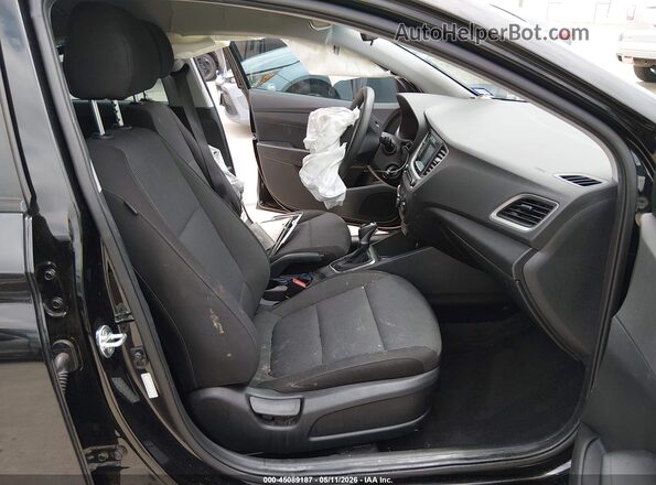 3KPC24A61ME139102 2021 HYUNDAI ACCENT Black Widok wnętrza z przodu