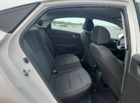 3KPC24A62LE105104 2020 HYUNDAI ACCENT White Вид задніх сидінь