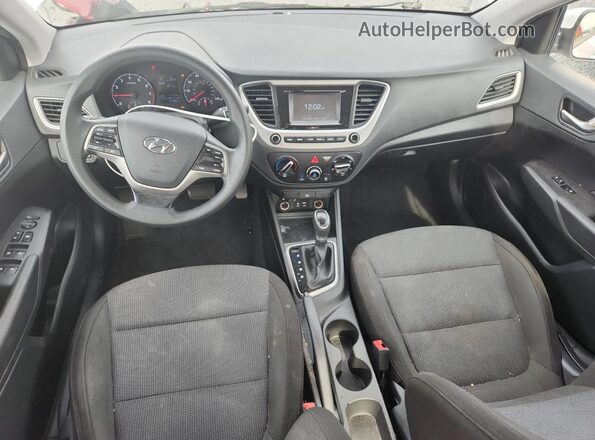 3KPC24A62LE105104 2020 HYUNDAI ACCENT White Вид панелі приладів