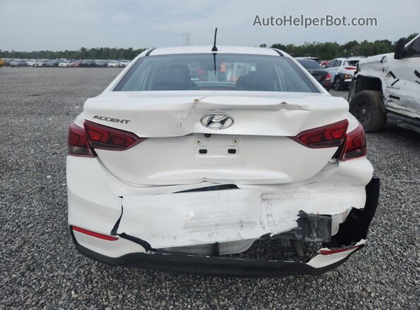 3KPC24A62LE105104 2020 HYUNDAI ACCENT White Вид ззаду