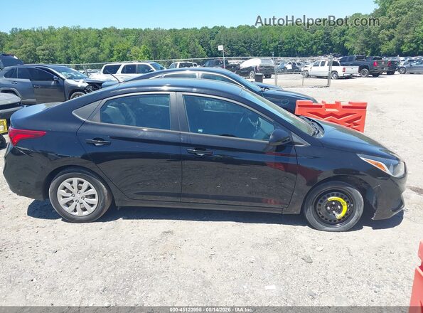 3KPC24A62ME130960 2021 HYUNDAI ACCENT Black უკანა სალონის ხედი