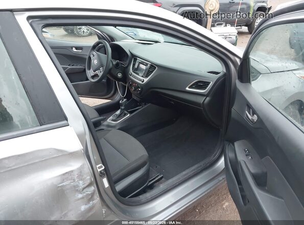 3KPC24A62ME133020 2021 HYUNDAI ACCENT Silver Front interior view