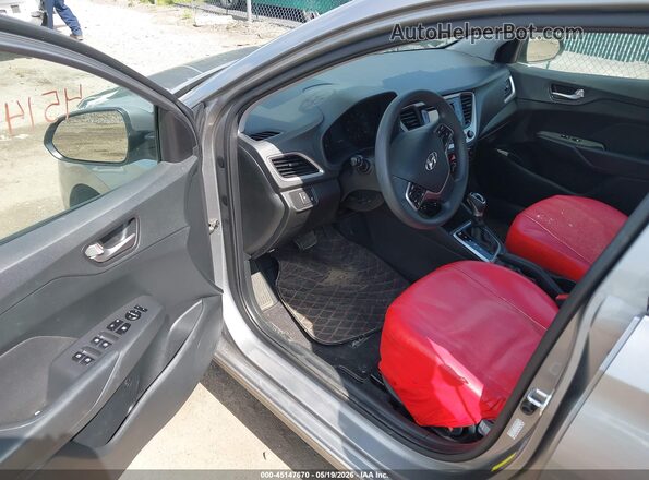 3KPC24A62ME135740 2021 HYUNDAI ACCENT Gray Սալոնի դիմացի տեսք