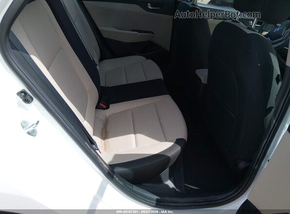 3KPC24A62NE176855 2022 HYUNDAI ACCENT White VIN կոդի պիտակի տեսք