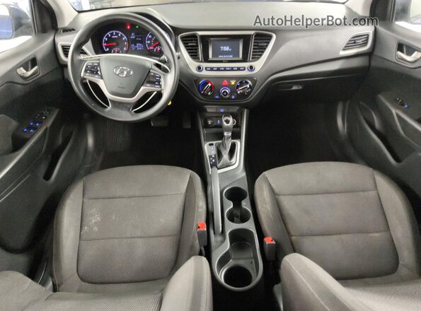 3KPC24A63LE103524 2020 HYUNDAI ACCENT Синий Вид панели приборов