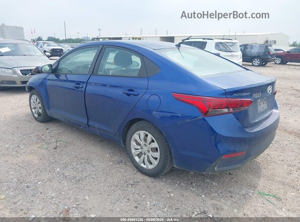 3KPC24A63ME143376 2021 HYUNDAI ACCENT Blue Հետևի ձախ