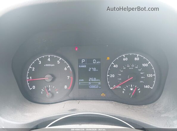 3KPC24A63ME143376 2021 HYUNDAI ACCENT Blue Հետևի նստատեղերի տեսք