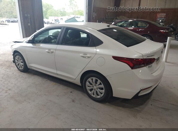 3KPC24A63NE176735 2022 HYUNDAI ACCENT White უკანა მარცხენა