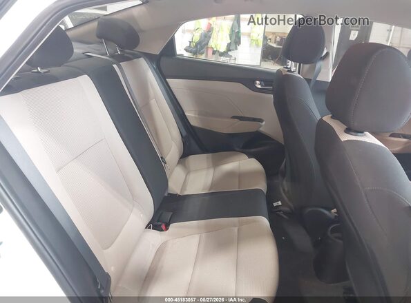 3KPC24A63NE176735 2022 HYUNDAI ACCENT White VIN კოდის სტიკერის ხედი