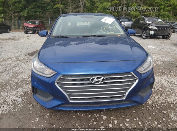 3KPC24A64LE114242 2020 HYUNDAI ACCENT Blue Սարքավորումների վահանակի տեսք