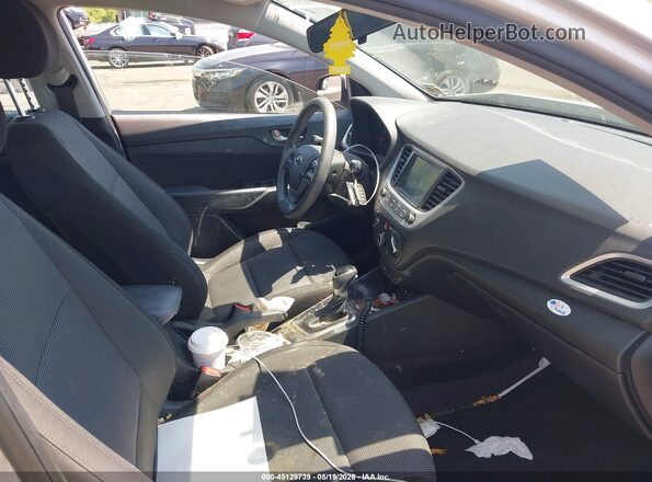 3KPC24A64NE172452 2022 HYUNDAI ACCENT Gray Вид салону спереду
