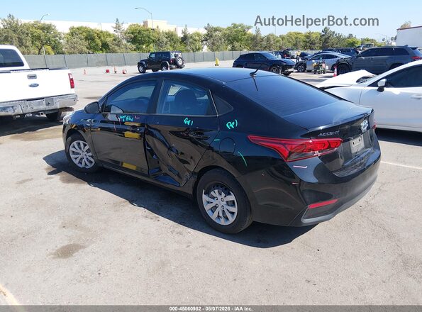 3KPC24A65NE164053 2022 HYUNDAI ACCENT Black Tył lewy